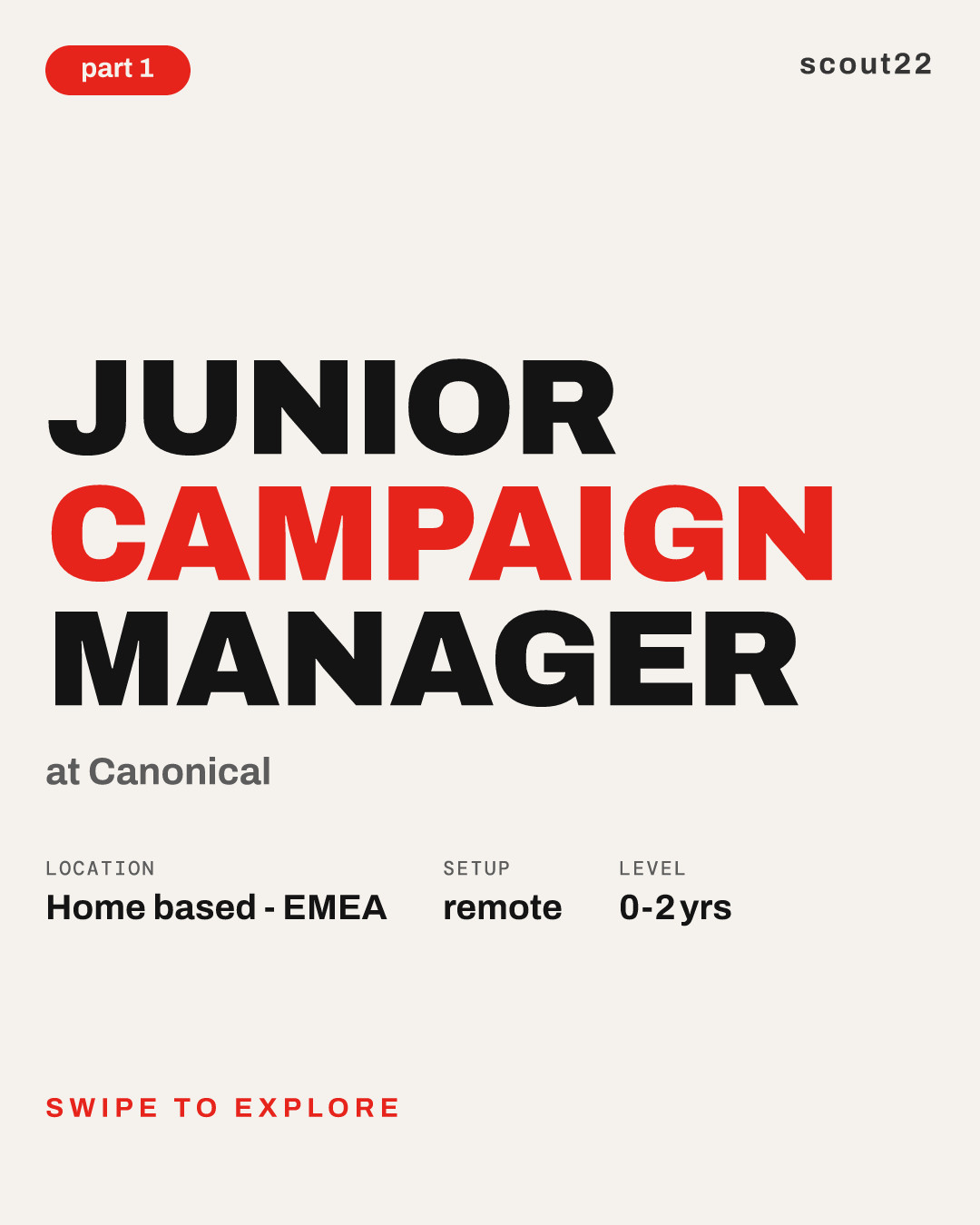Junior Campaign Manager at Canonical