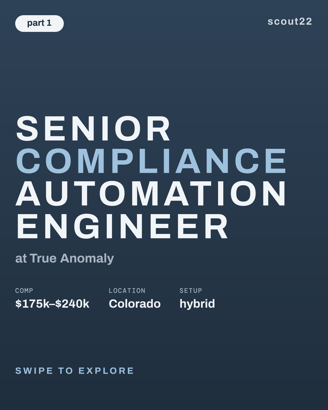 Senior Compliance Automation Engineer at True Anomaly