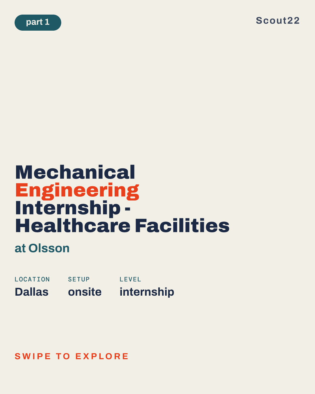 Mechanical Engineering Internship - Healthcare Facilities at Olsson