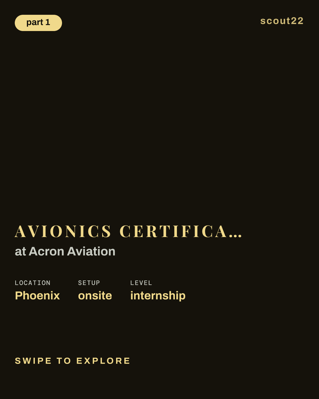 Avionics Certification Engineering Intern - Phoenix Site at Acron Aviation