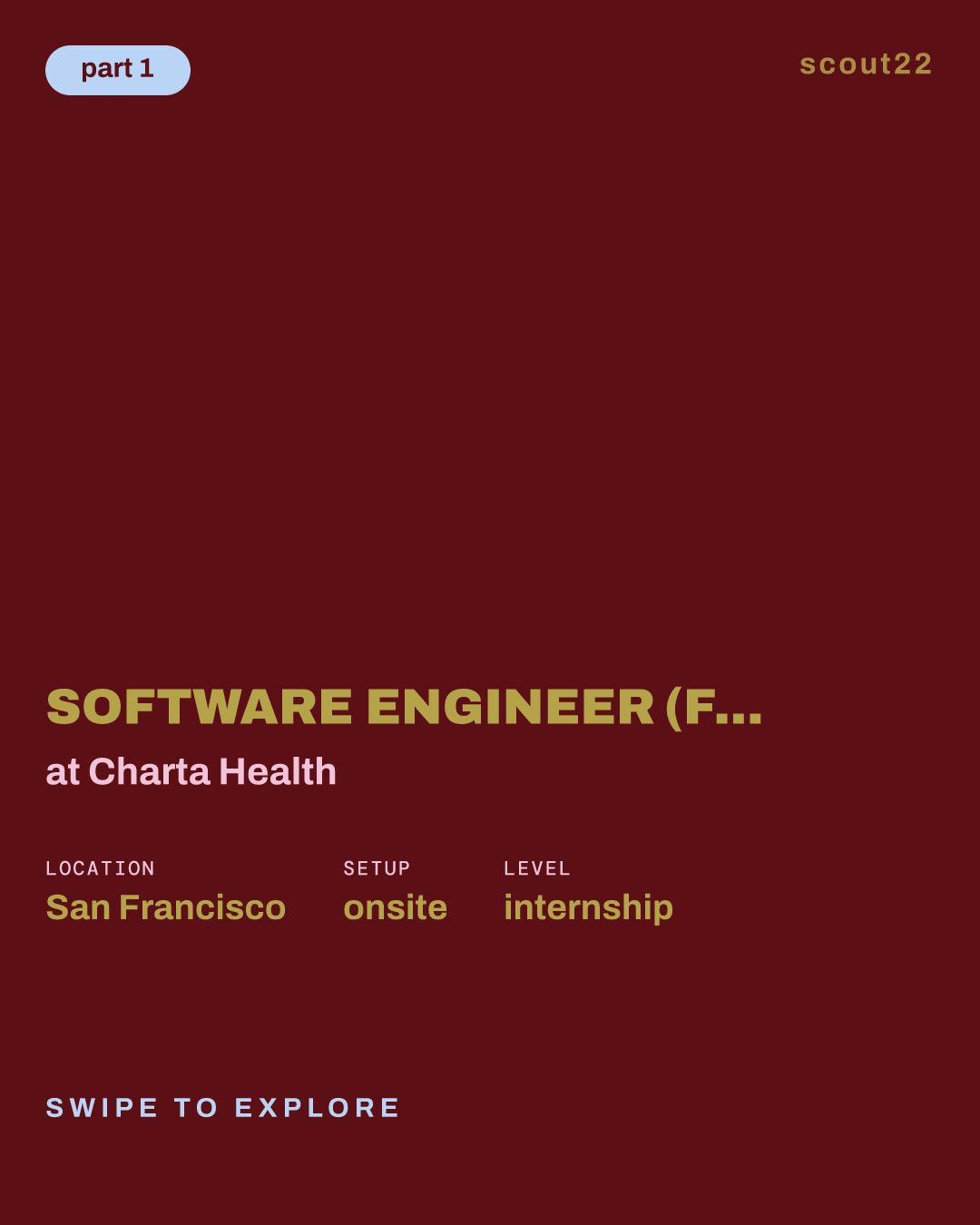 Software Engineer (FDE / Platform) - Intern at Charta Health