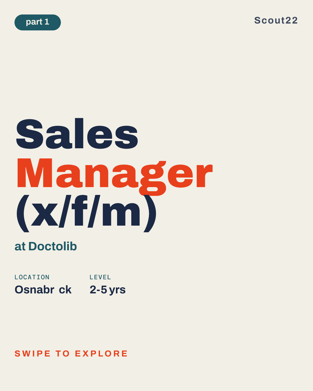 Sales Manager (x/f/m) at Doctolib