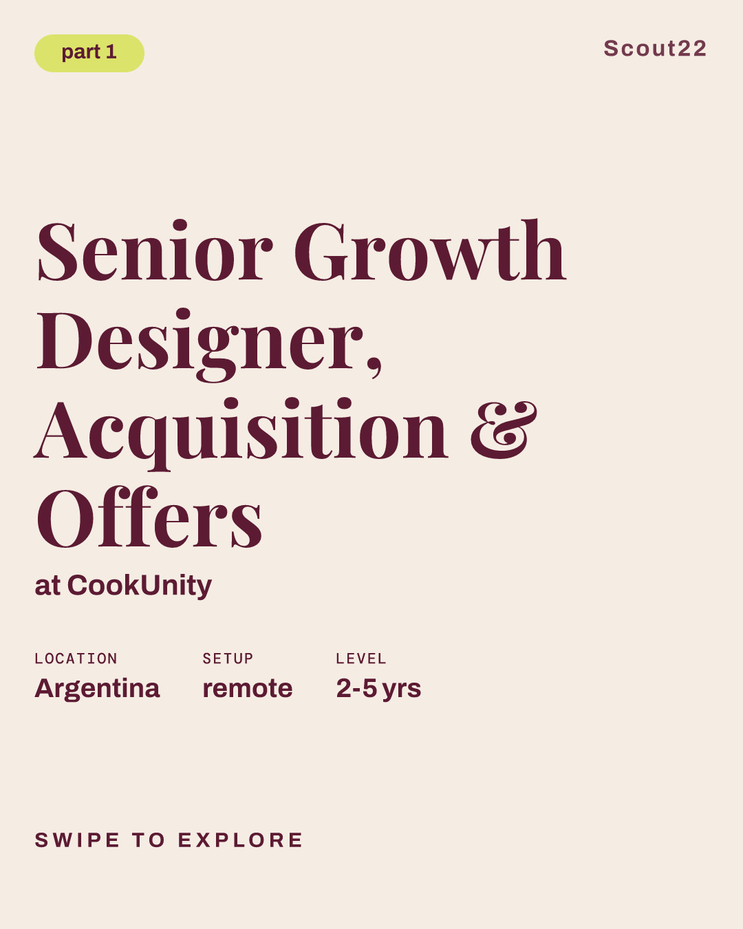 Senior Growth Designer, Acquisition & Offers at CookUnity
