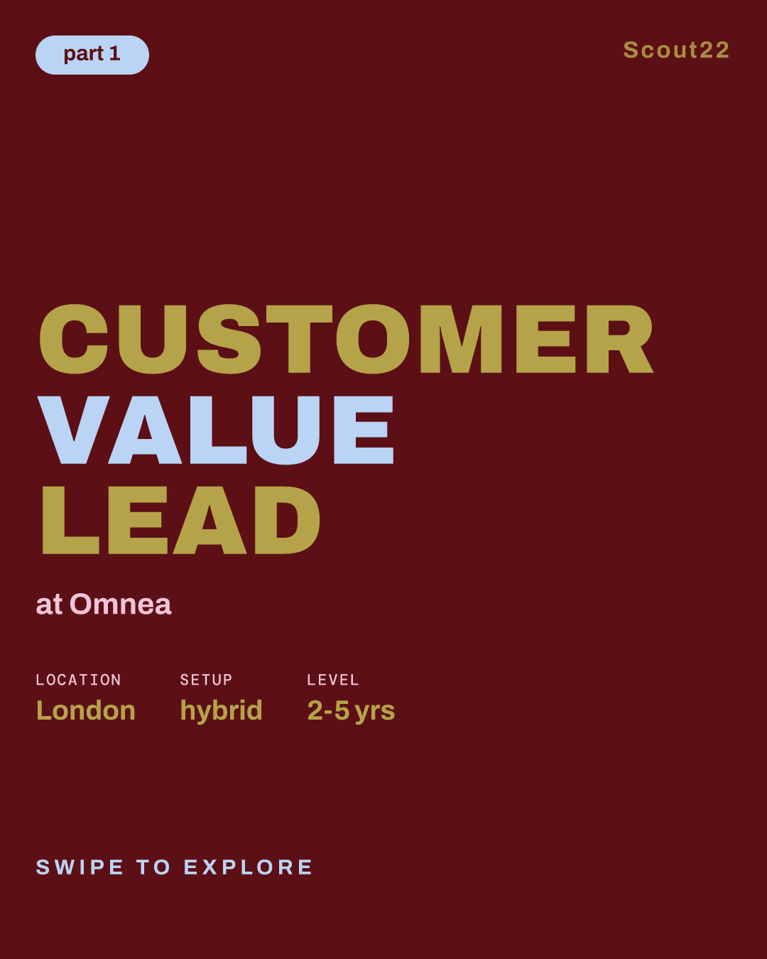 Customer Value Lead at Omnea