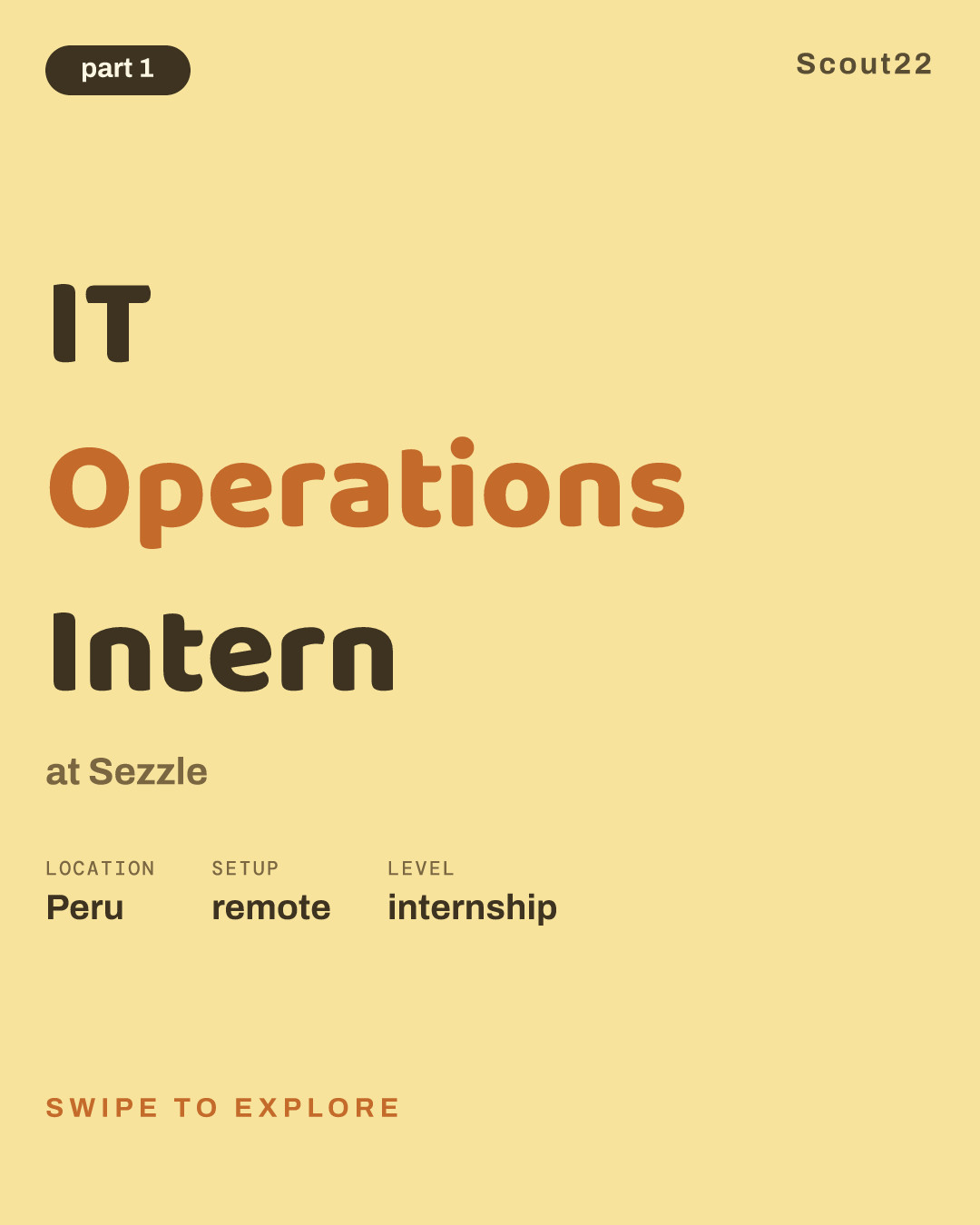 IT Operations Intern at Sezzle