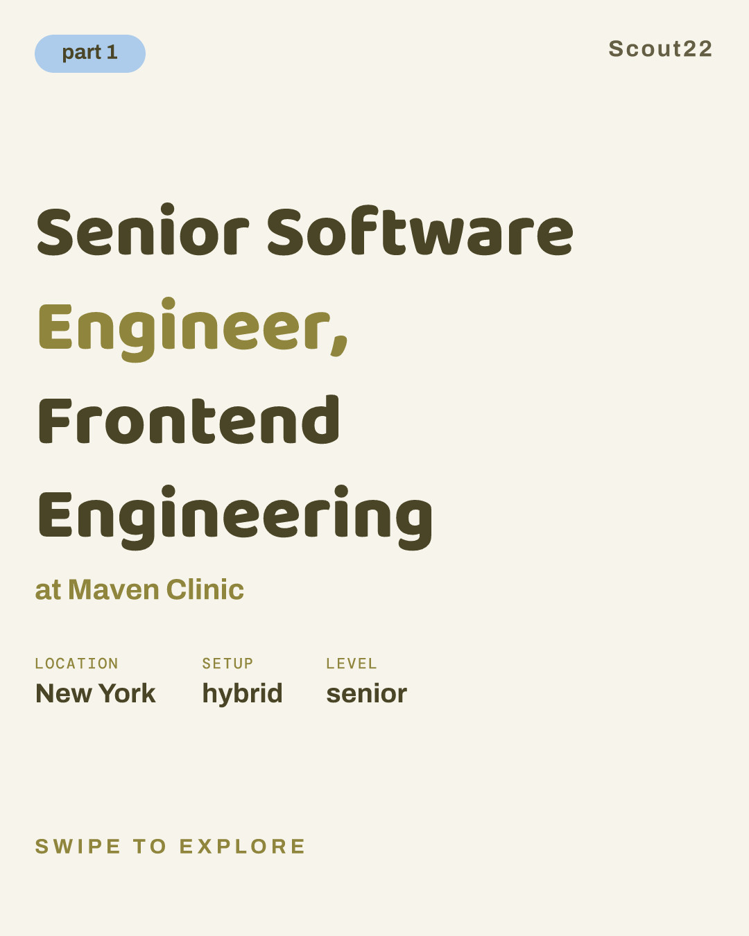Senior Software Engineer, Frontend Engineering at Maven Clinic