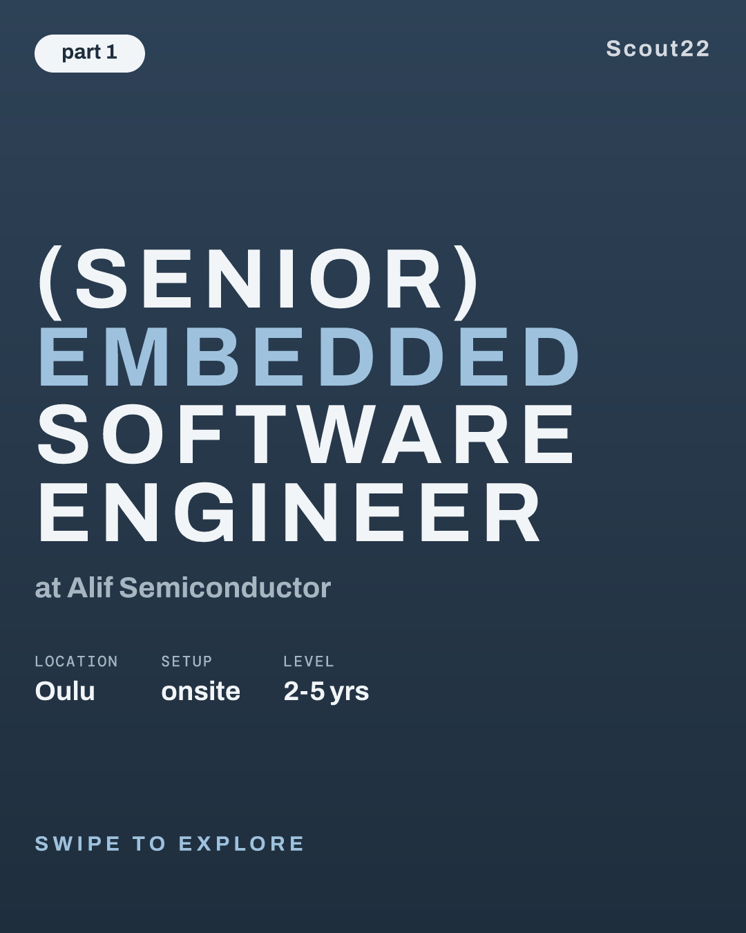 (Senior) Embedded Software Engineer at Alif Semiconductor