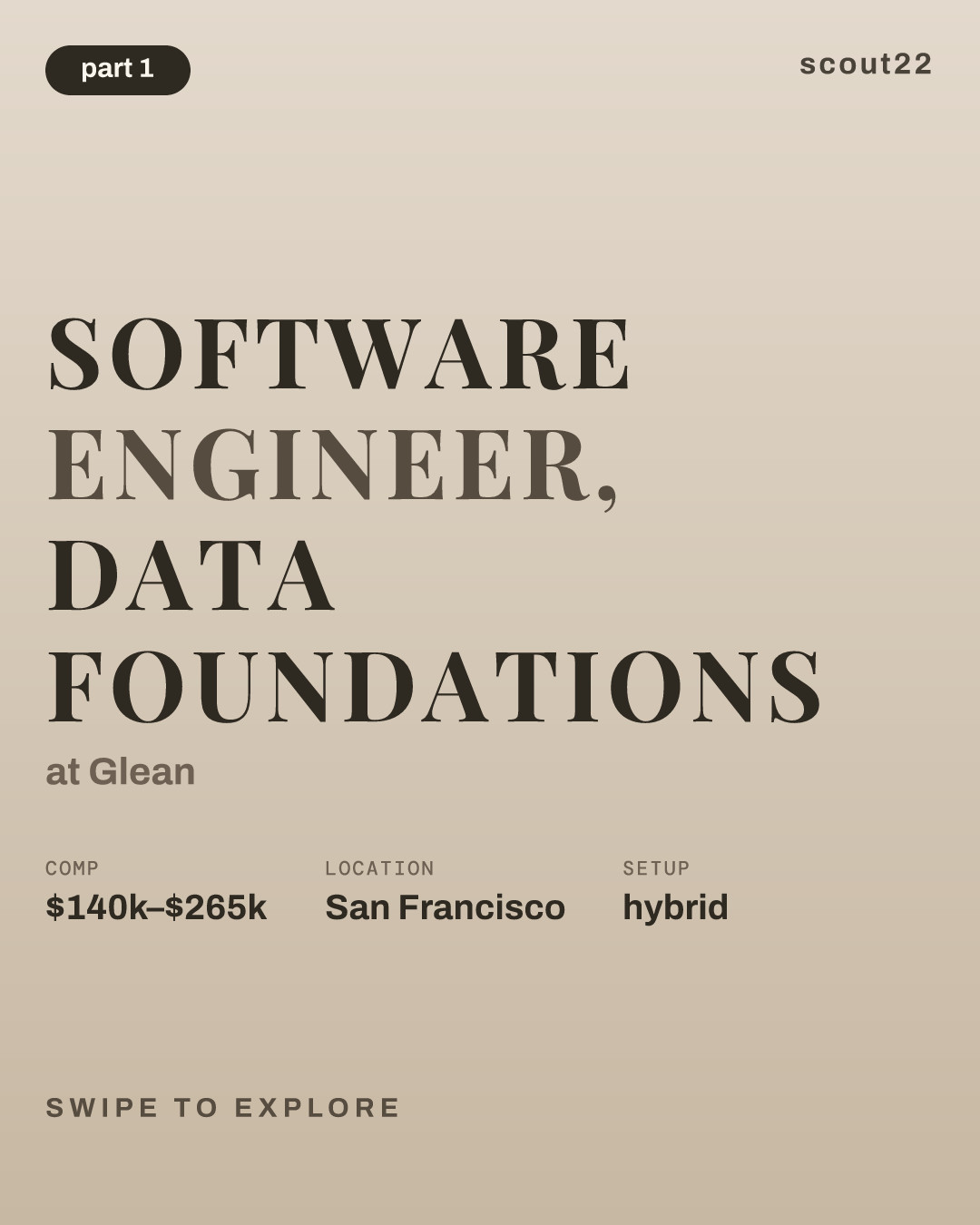 Software Engineer, Data Foundations at Glean
