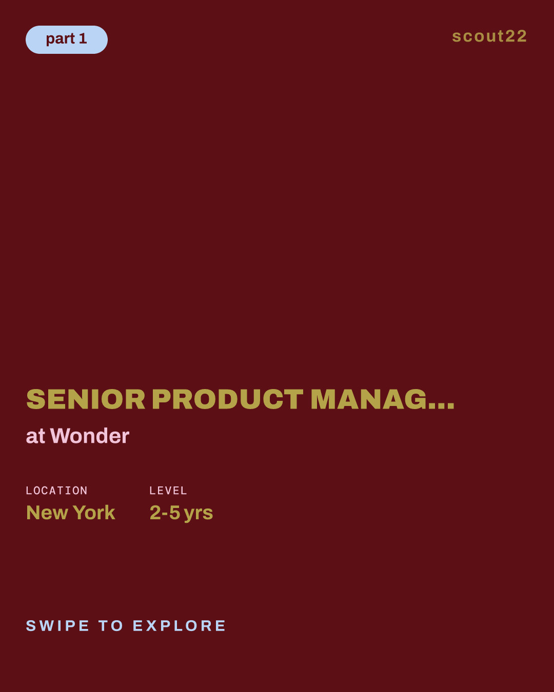 Senior Product Manager - Kitchen at Wonder