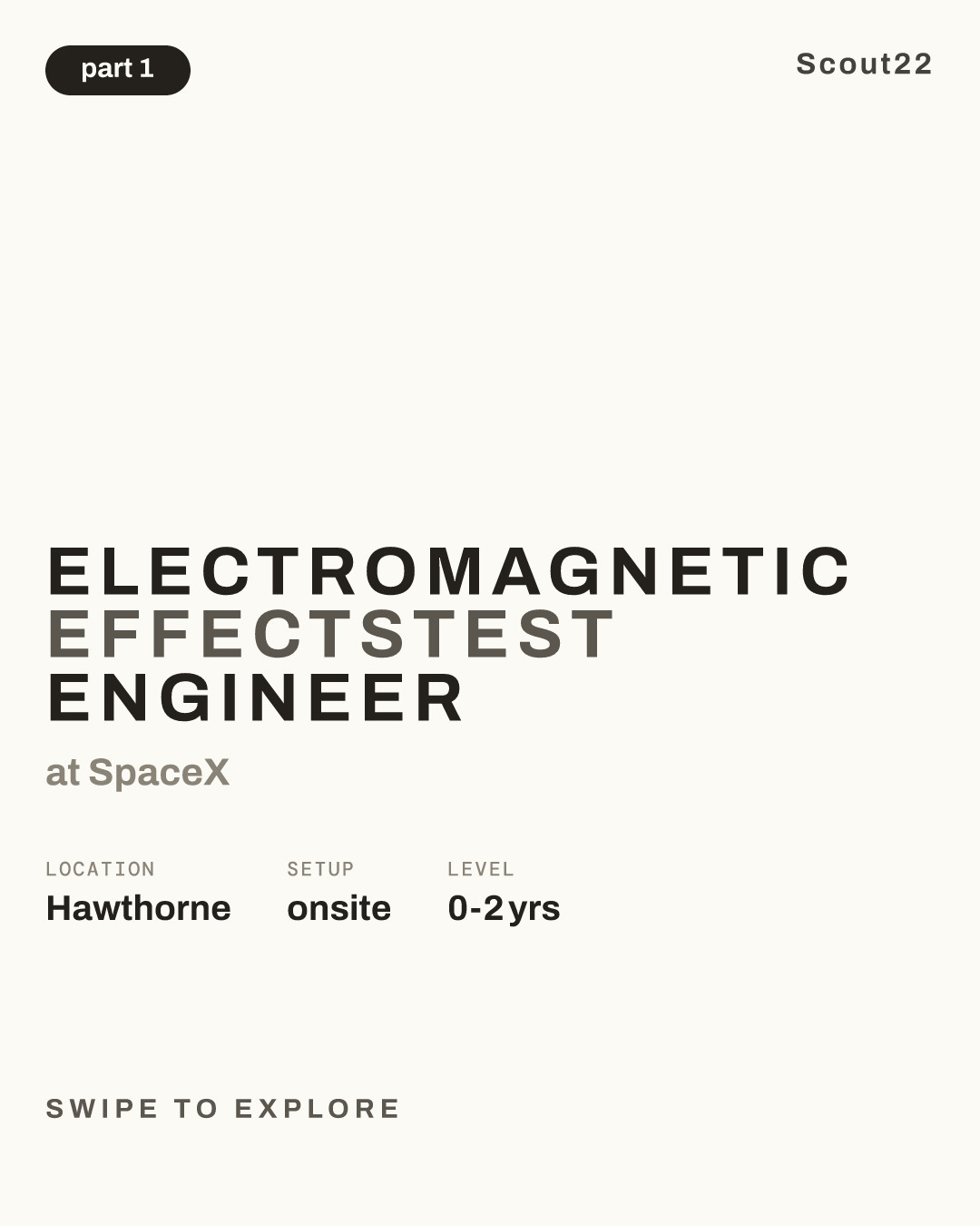 Electromagnetic EffectsTest Engineer at SpaceX