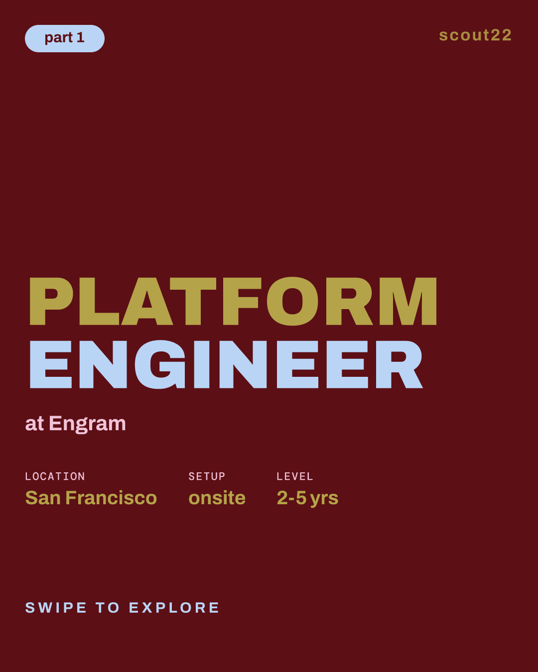 Platform Engineer at Engram