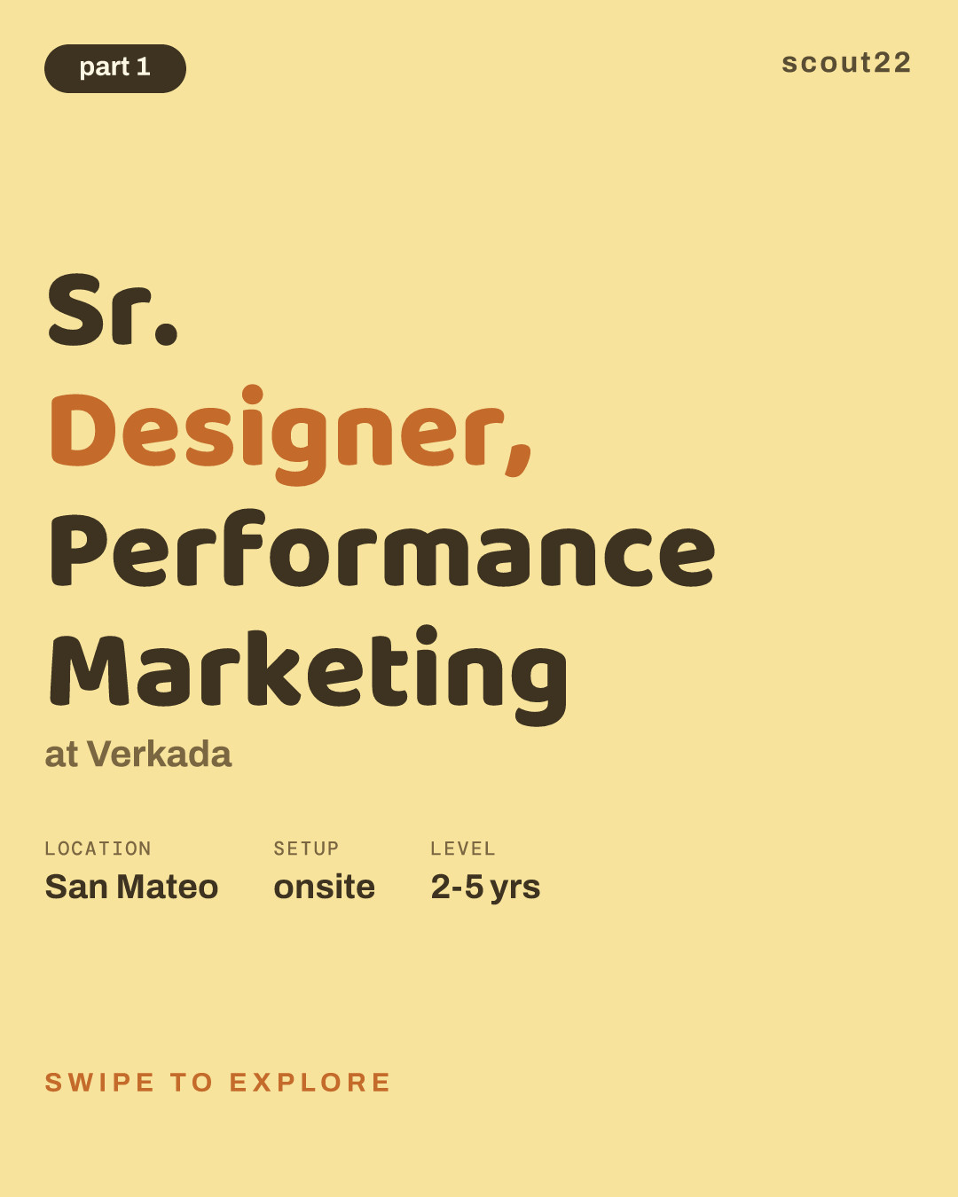 Sr. Designer, Performance Marketing at Verkada