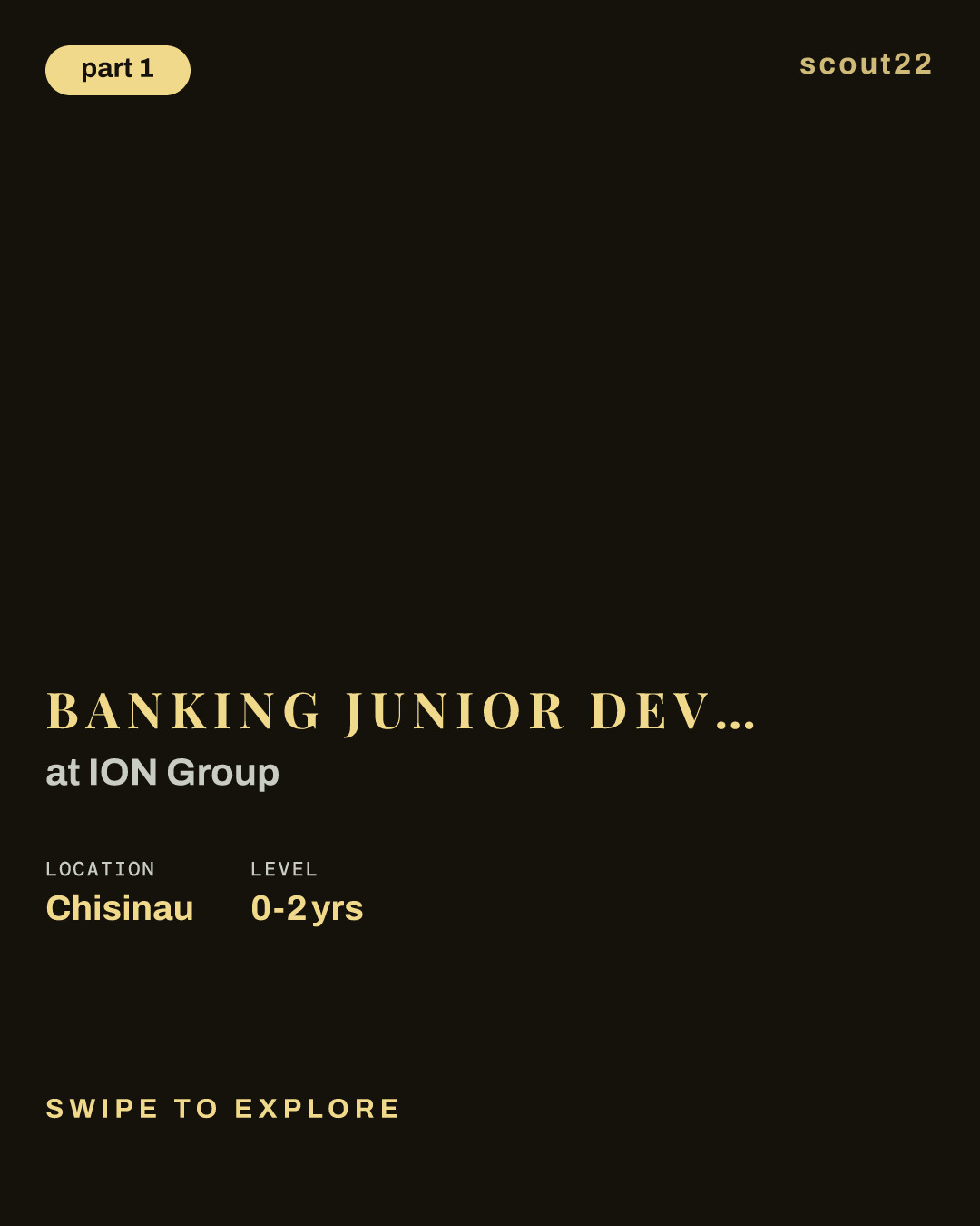 Banking Junior Developer, Moldova, (Cedacri International) at ION Group