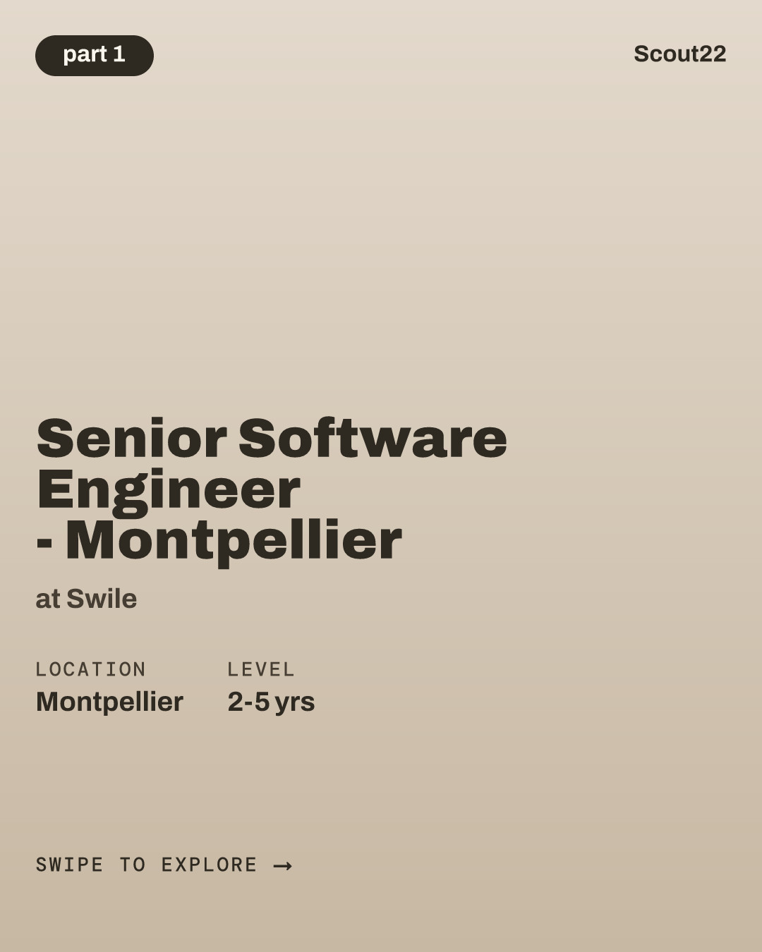 Senior Software Engineer - Montpellier at Swile