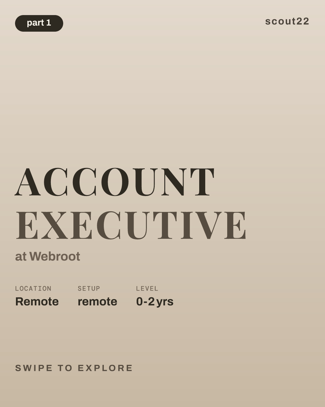 Account Executive at Webroot