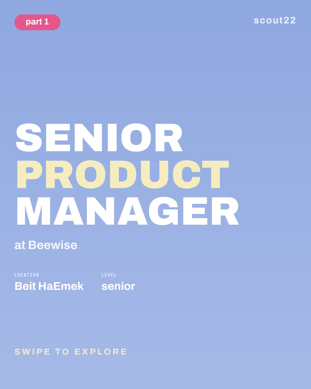 Senior Product Manager at Beewise