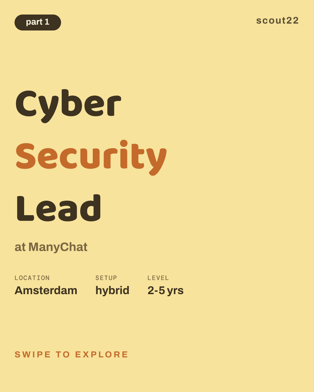 Cyber Security Lead at ManyChat