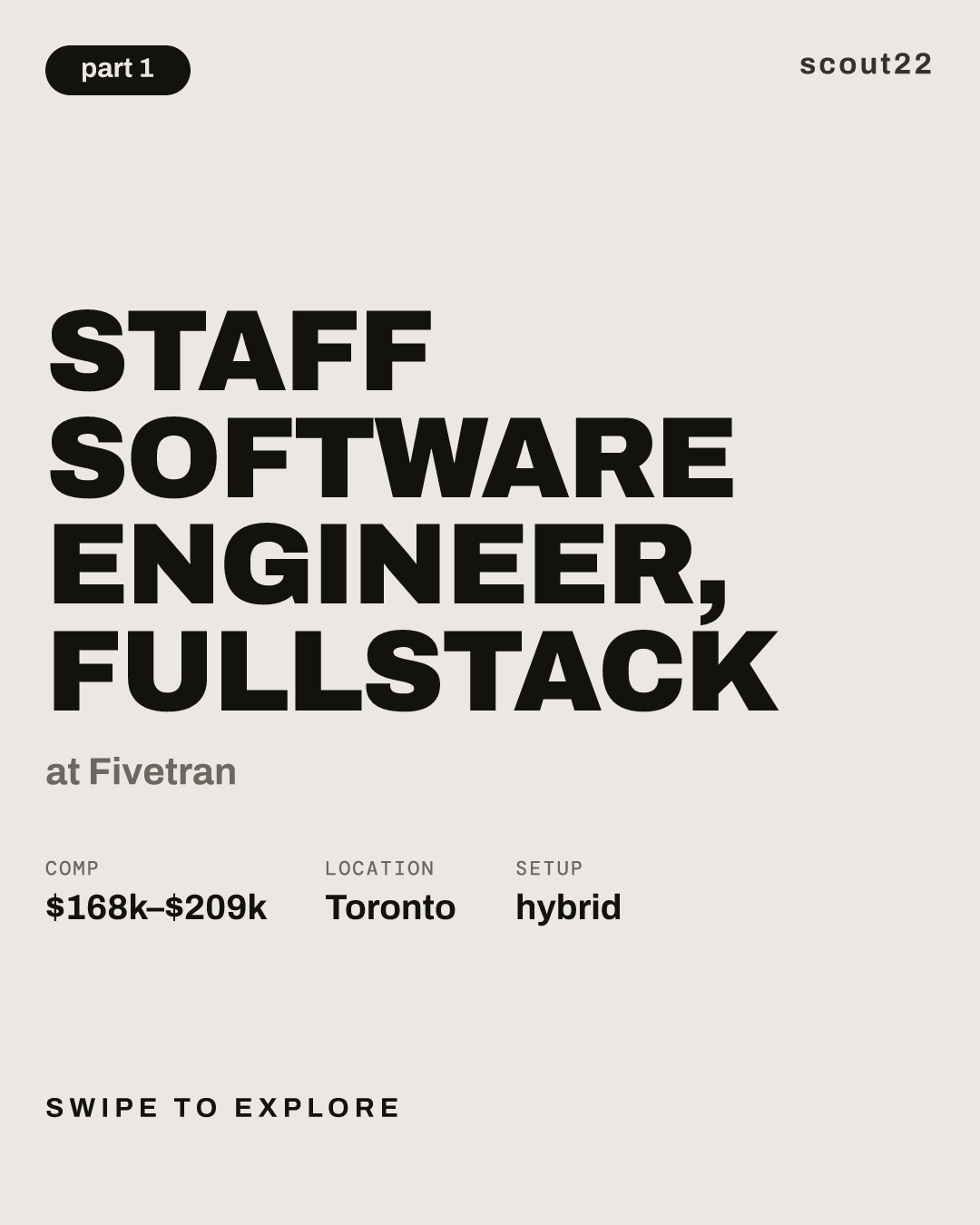 Staff Software Engineer, Fullstack at Fivetran