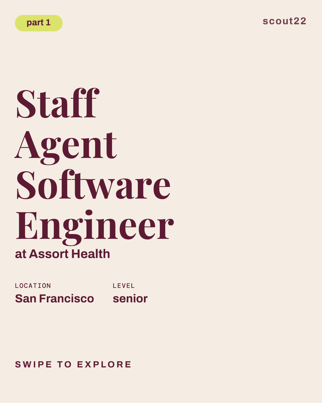 Staff Agent Software Engineer at Assort Health