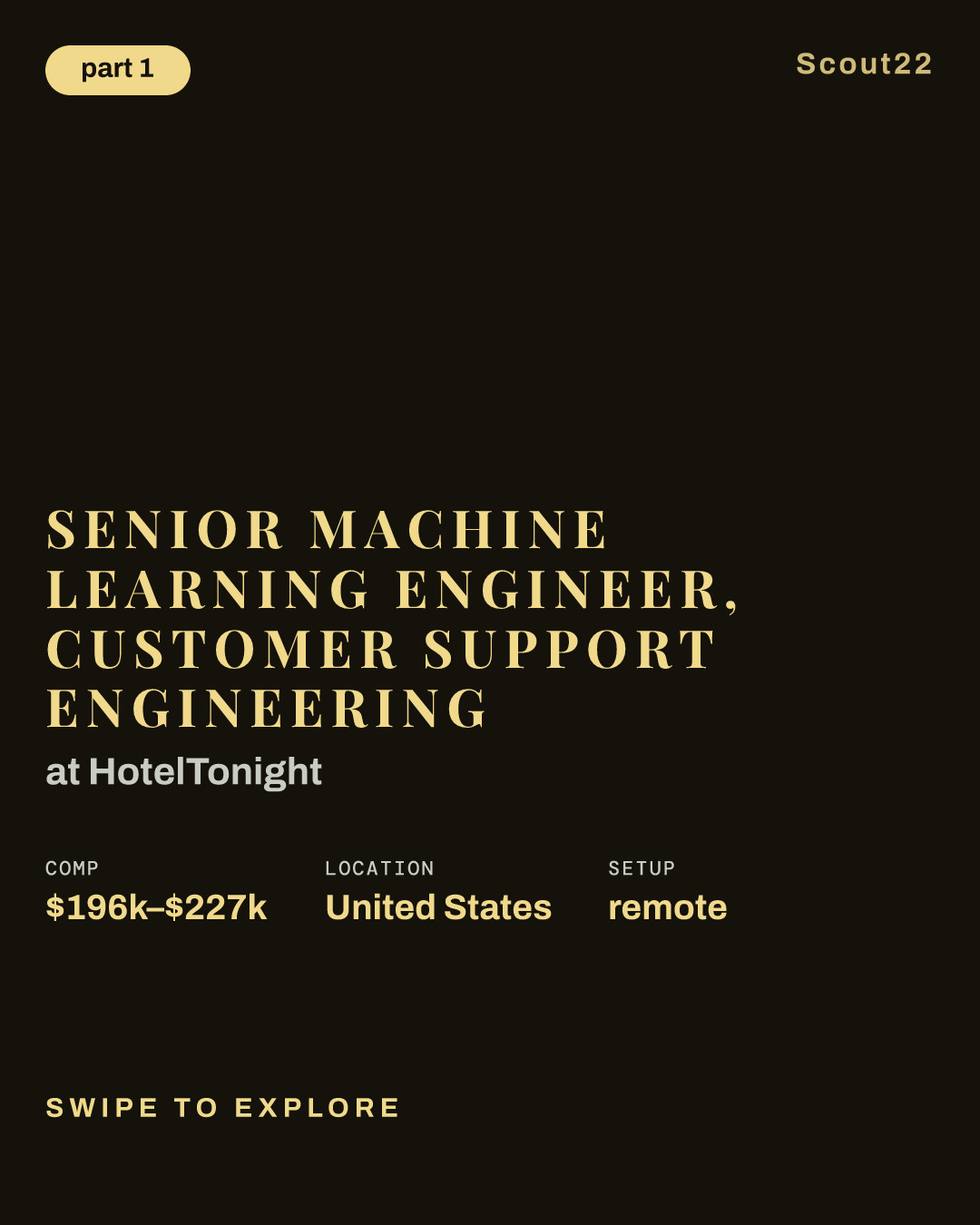 Senior Machine Learning Engineer, Customer Support Engineering at HotelTonight