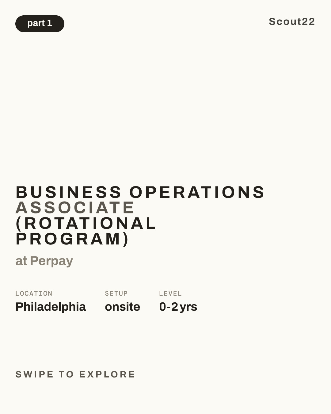 Business Operations Associate (Rotational Program) at Perpay