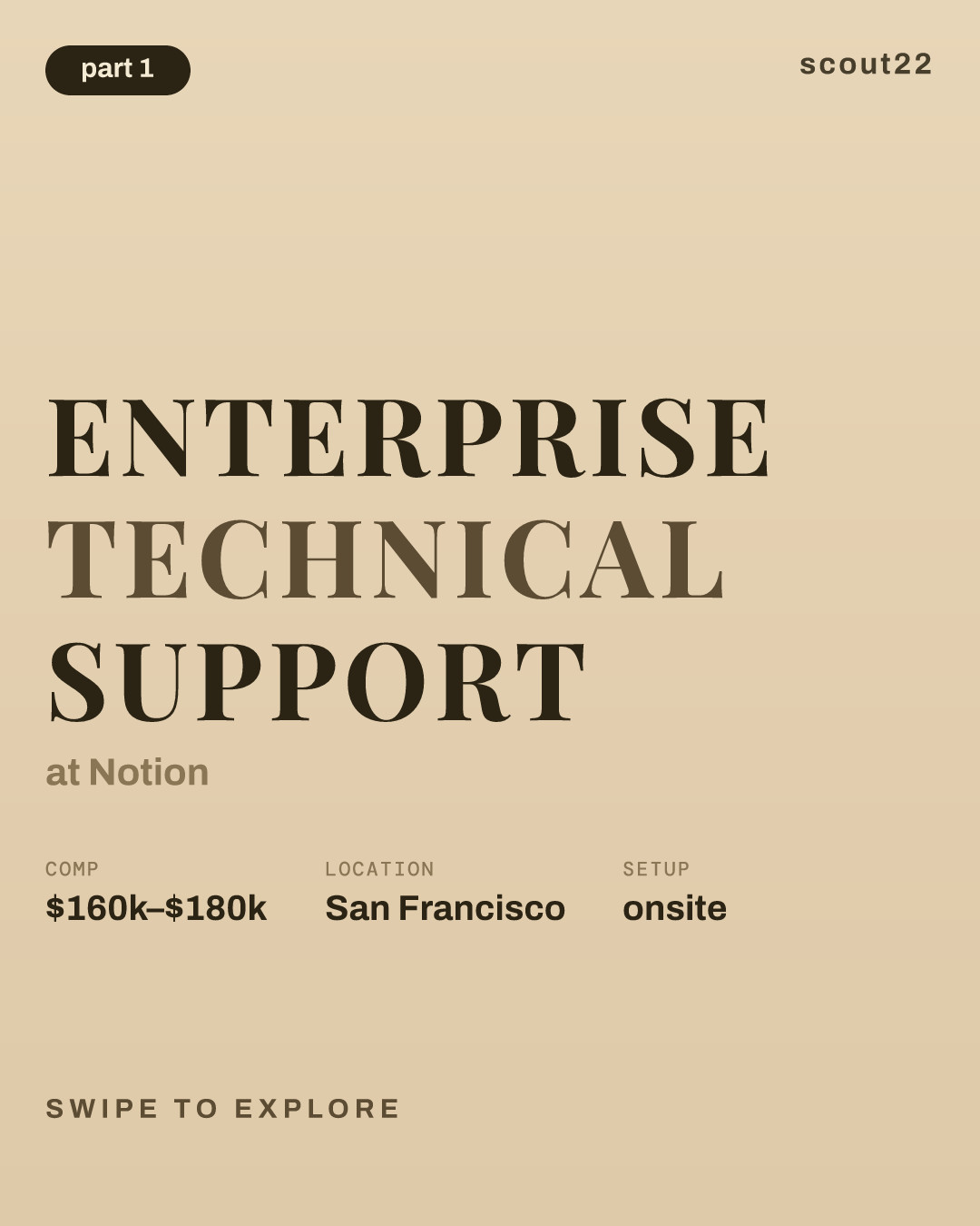 Enterprise Technical Support at Notion