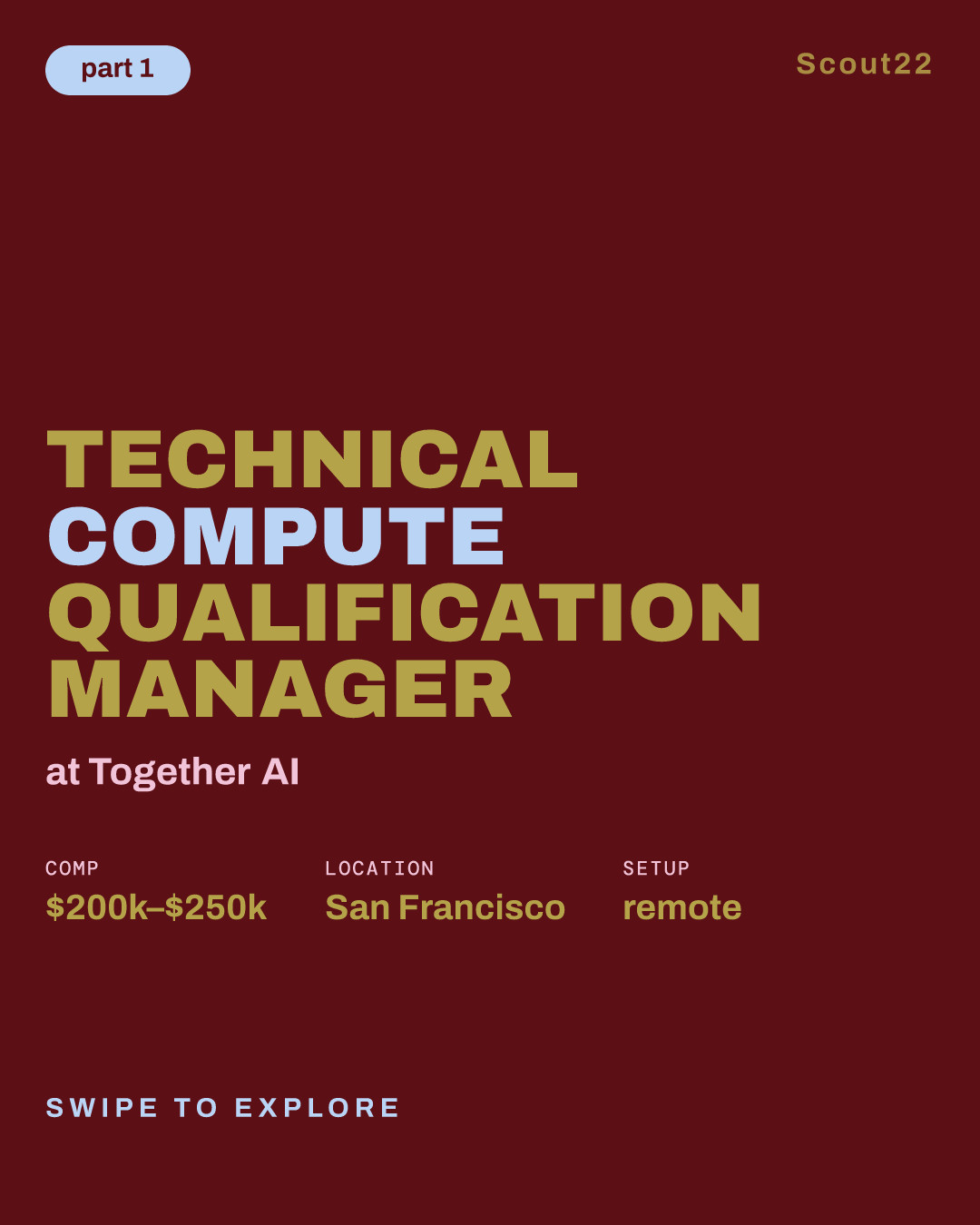 Technical Compute Qualification Manager at Together AI