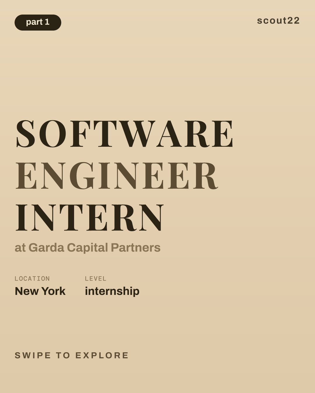 Software Engineer Intern at Garda Capital Partners