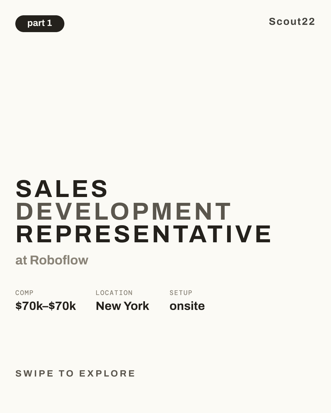 Sales Development Representative at Roboflow