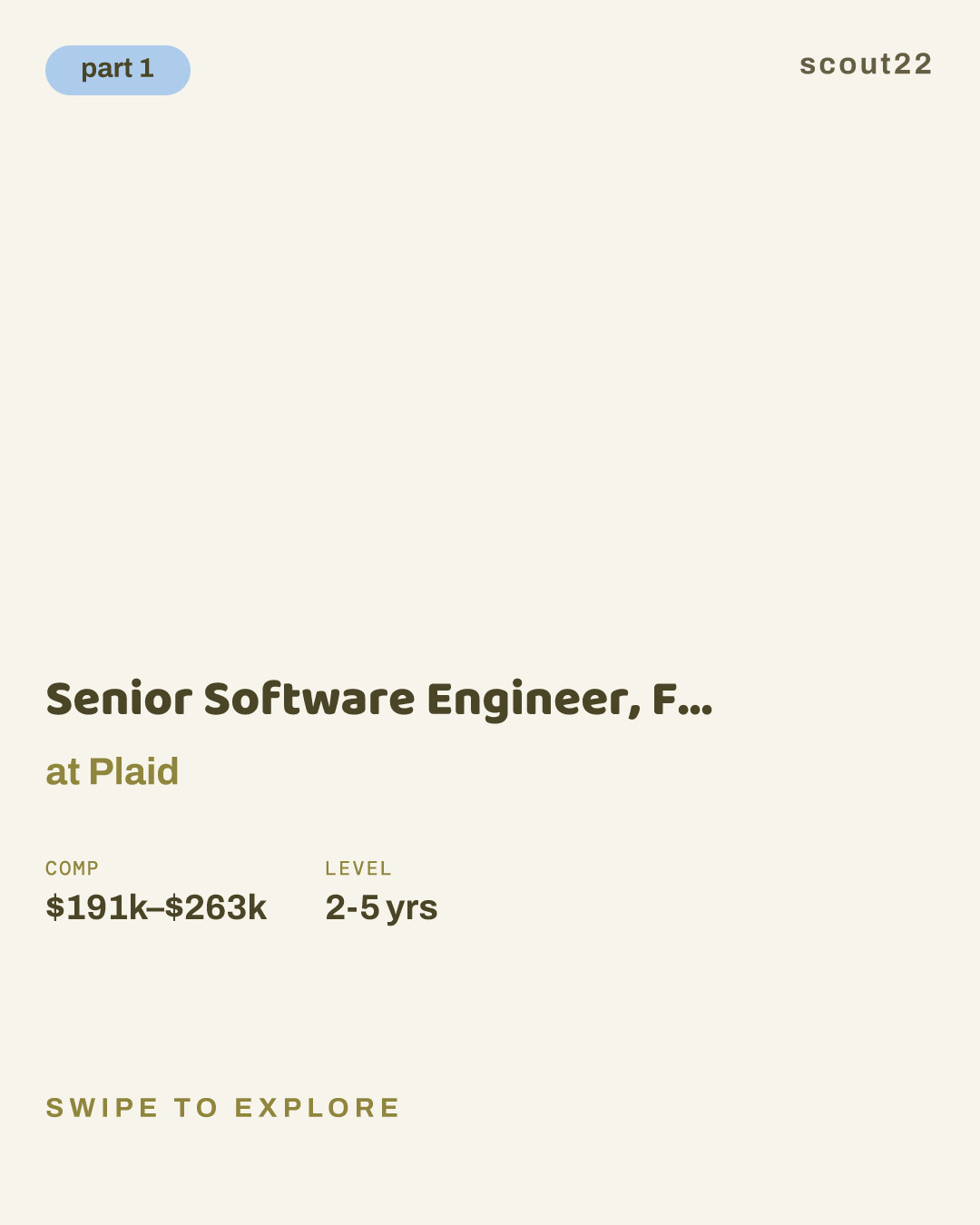 Senior Software Engineer, Full Stack at Plaid