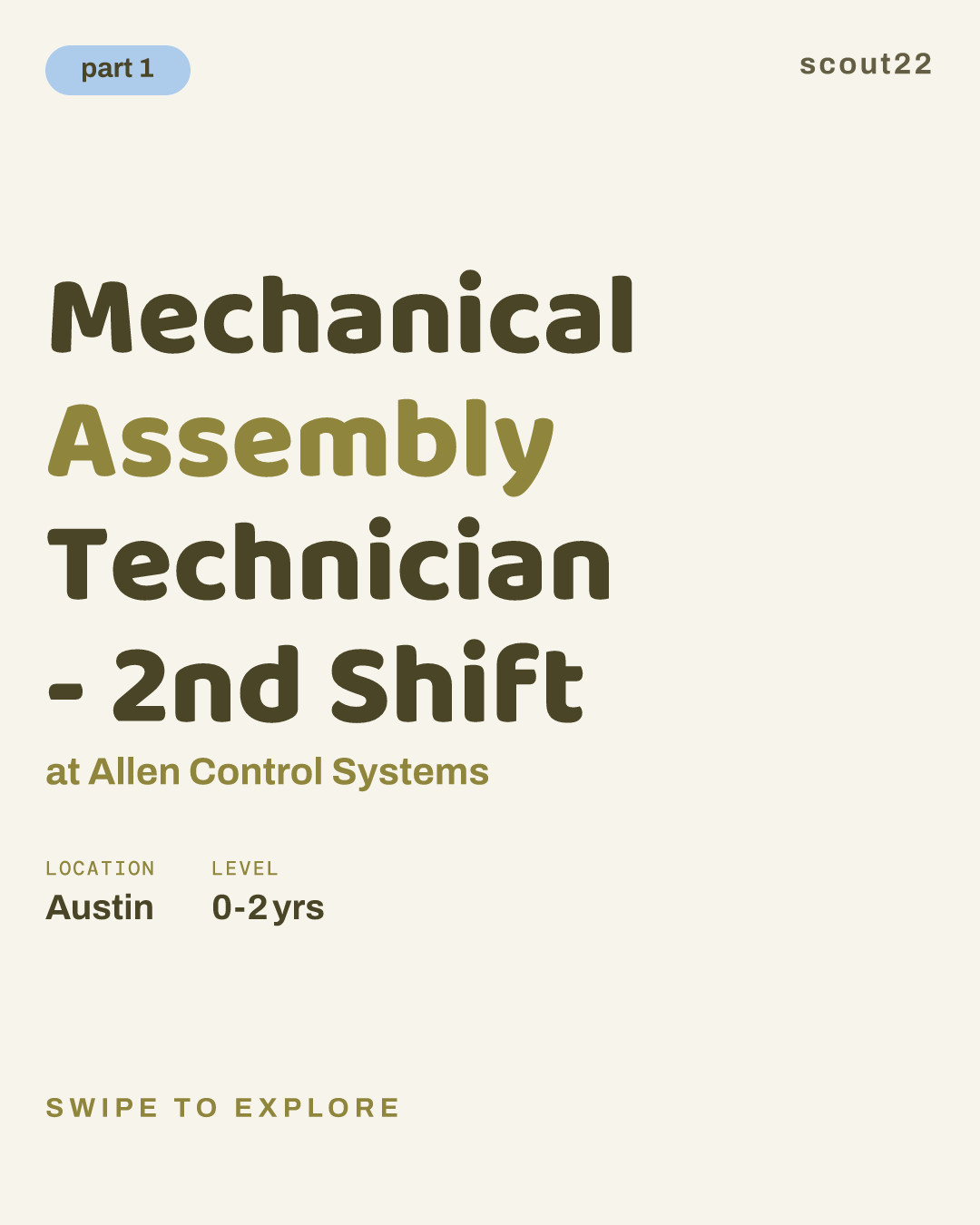 Mechanical Assembly Technician - 2nd Shift at Allen Control Systems