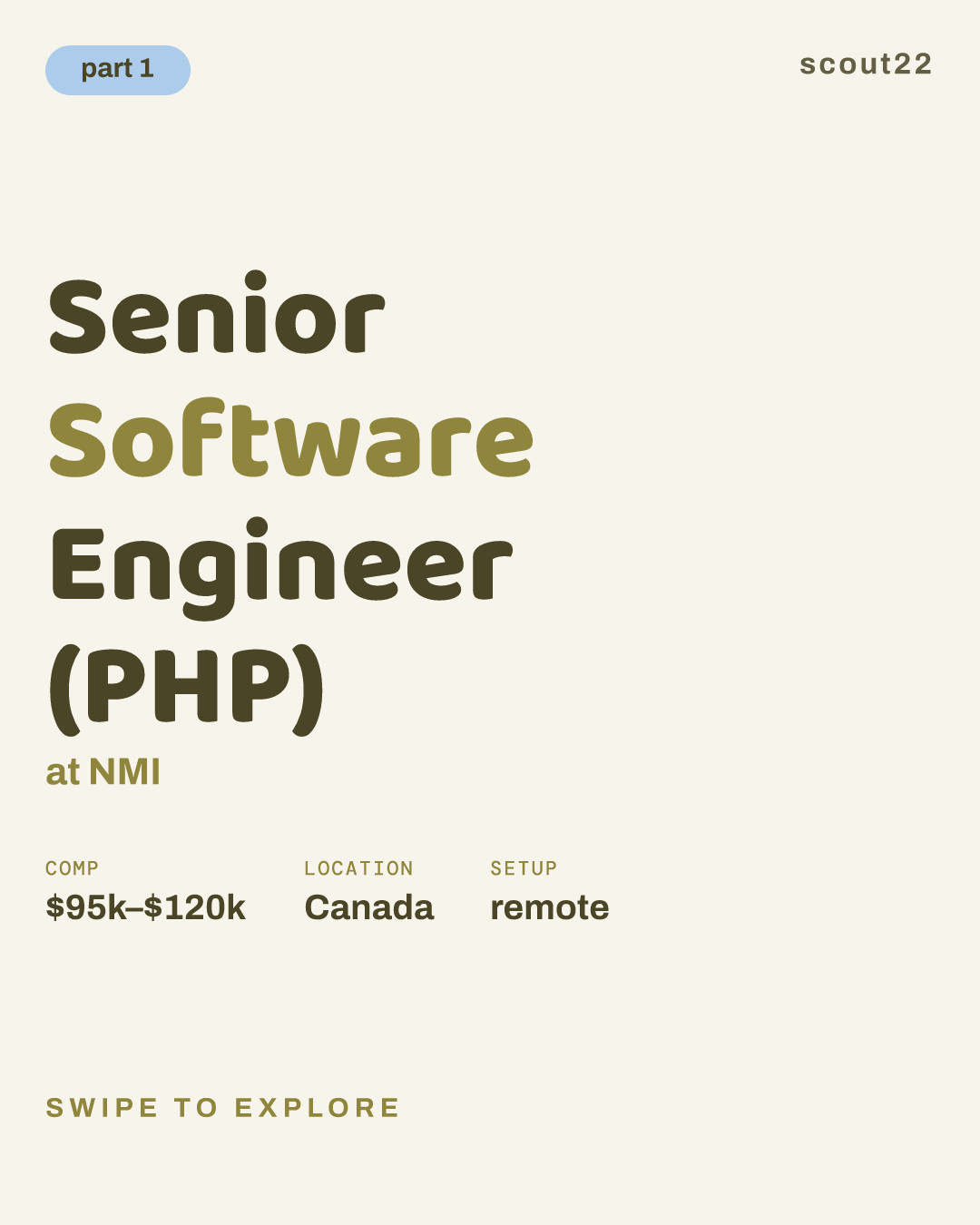 Senior Software Engineer (PHP) at NMI