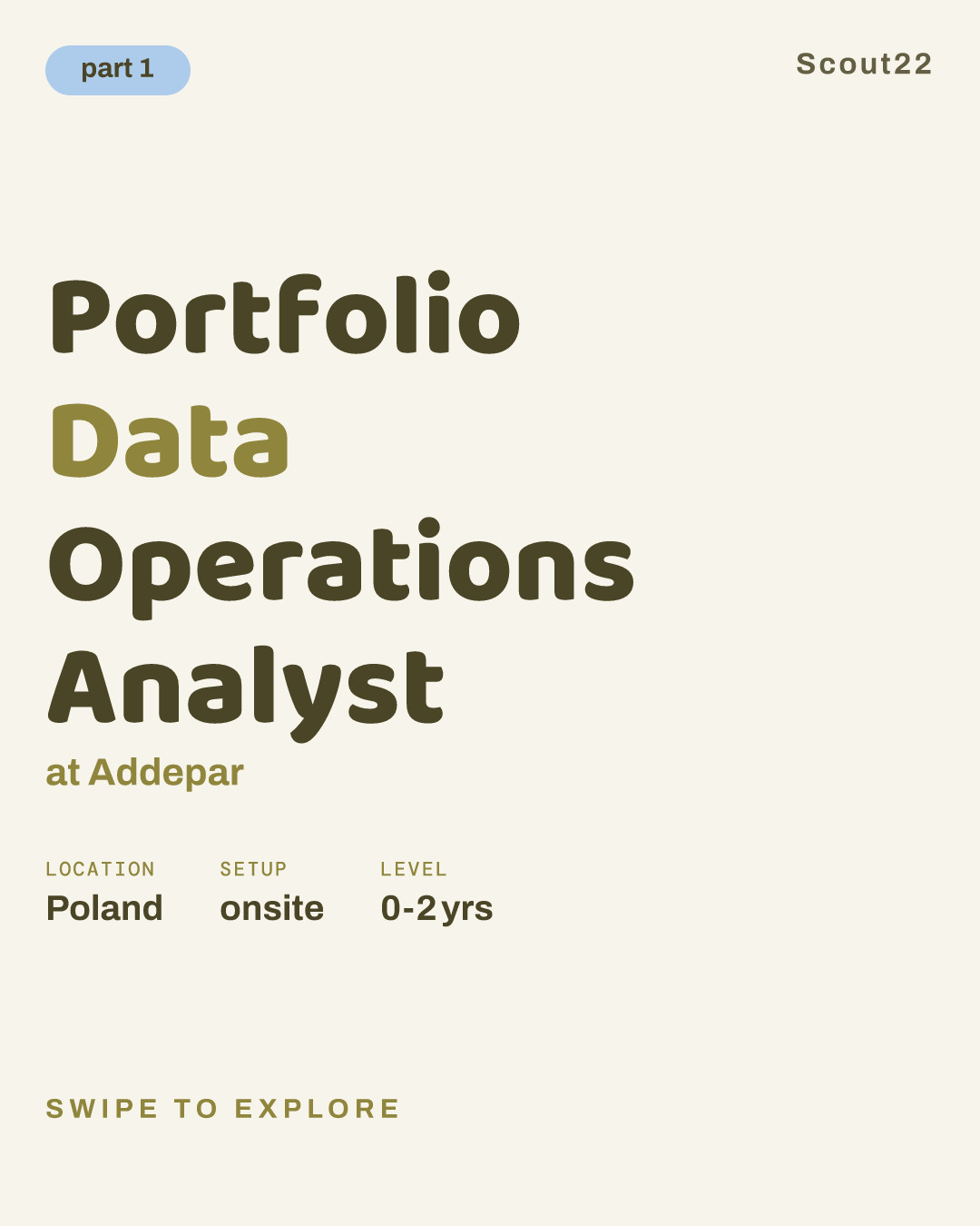 Portfolio Data Operations Analyst at Addepar