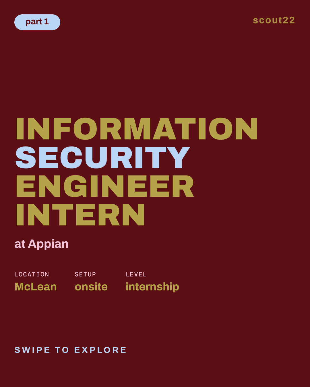Information Security Engineer Intern at Appian