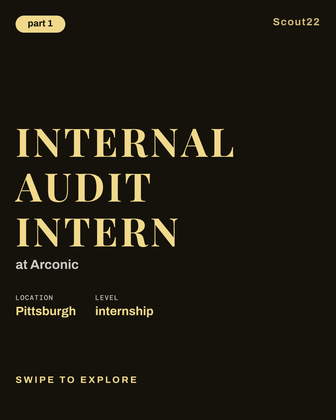 Internal Audit Intern at Arconic