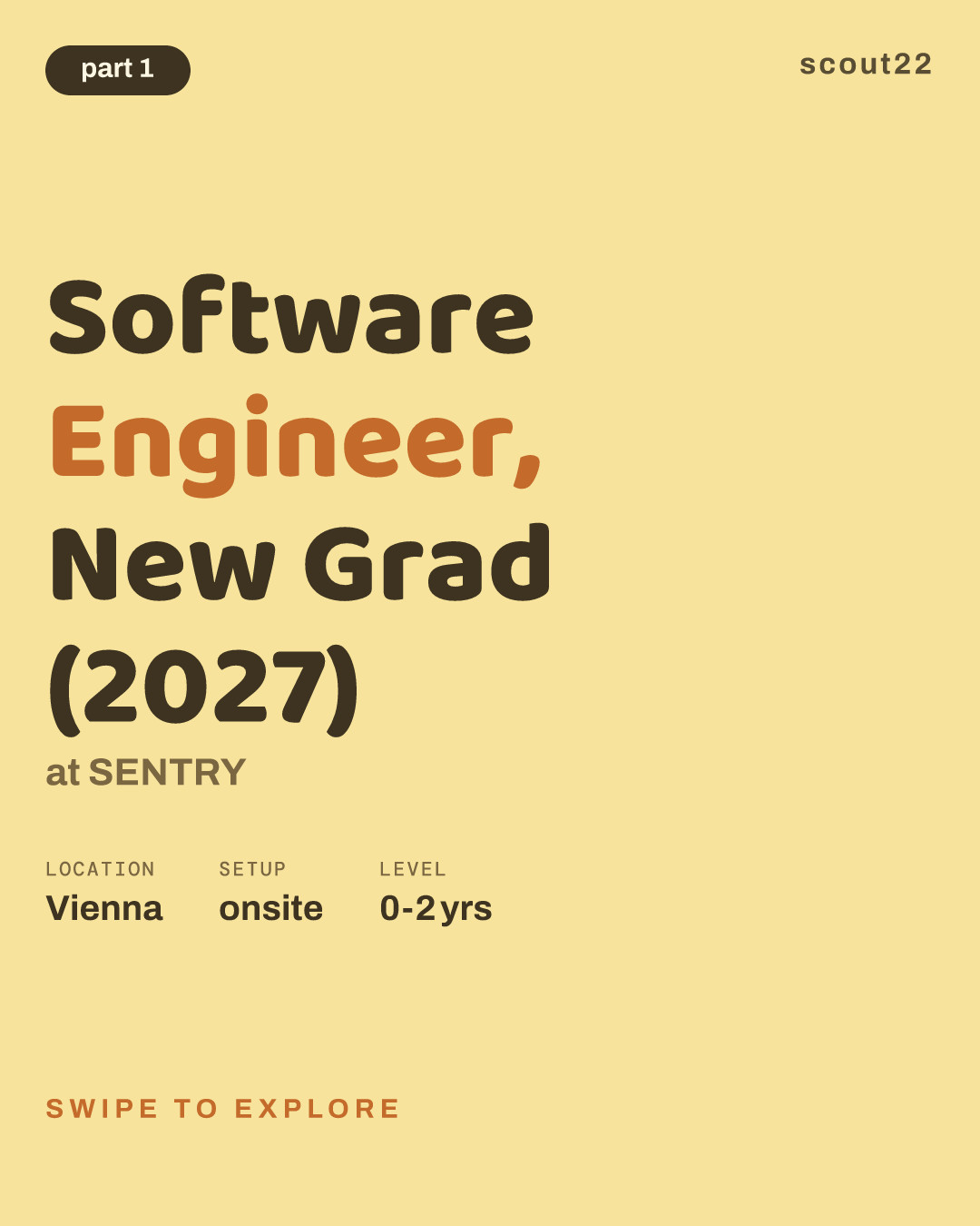Software Engineer, New Grad (2027) at SENTRY