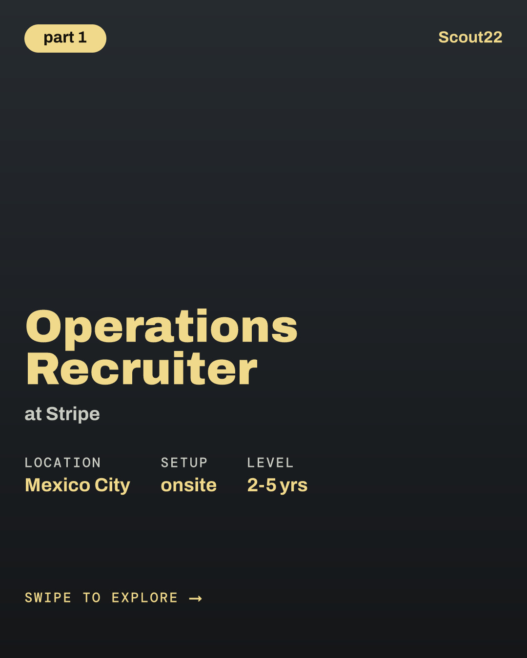 Operations Recruiter at Stripe