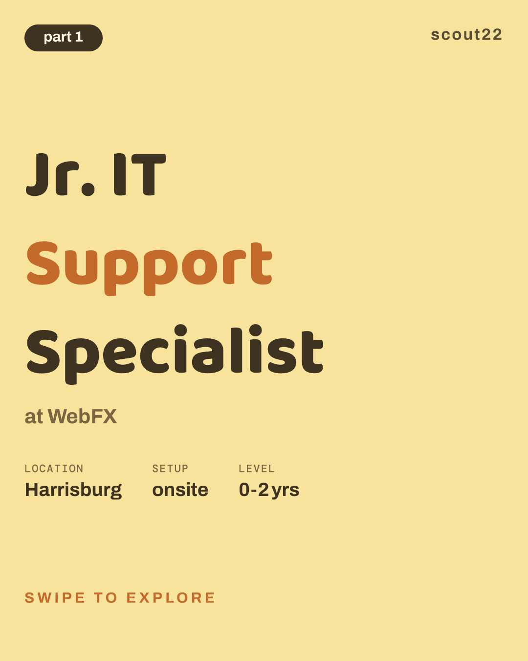 Jr. IT Support Specialist at WebFX