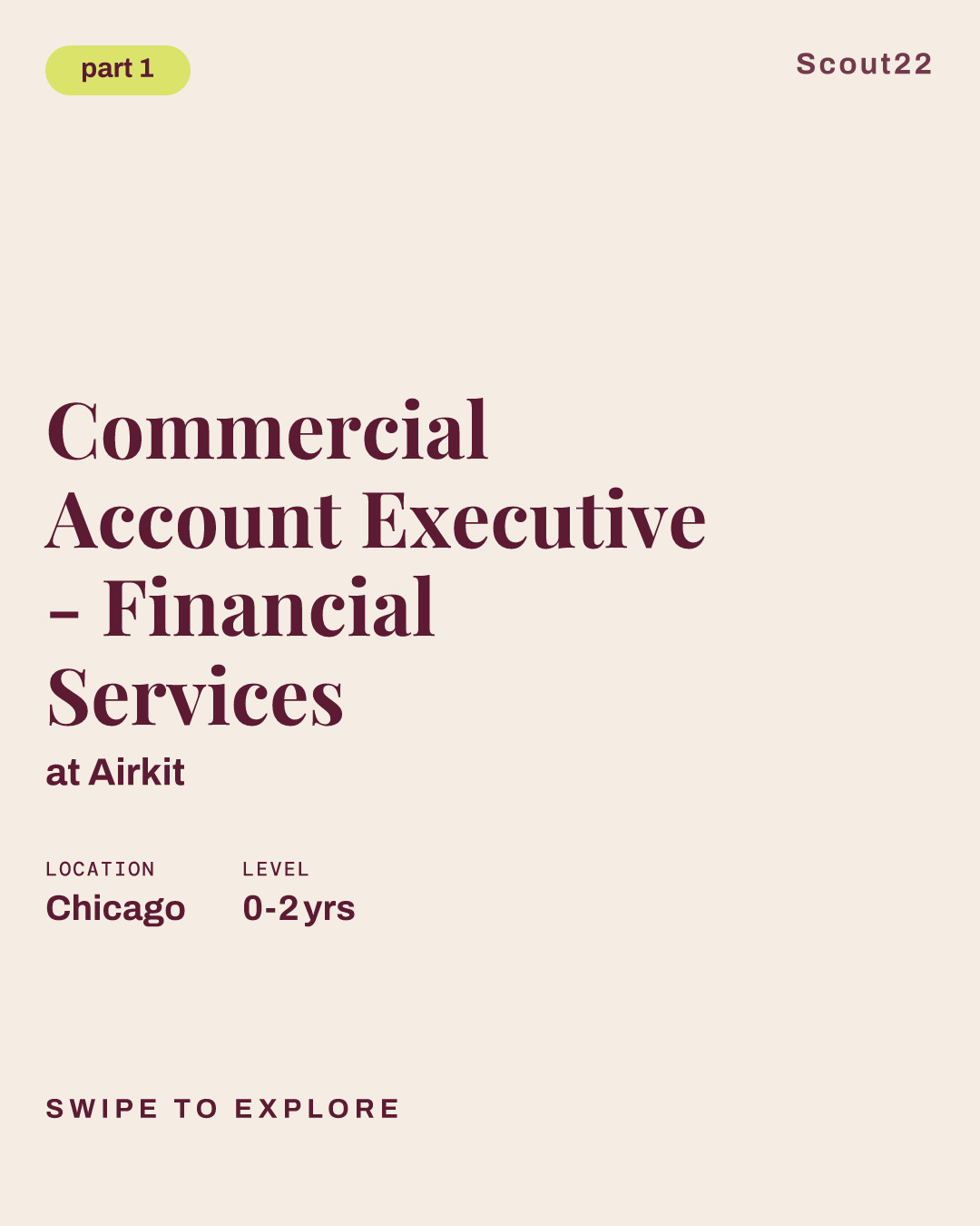 Commercial Account Executive - Financial Services at Airkit