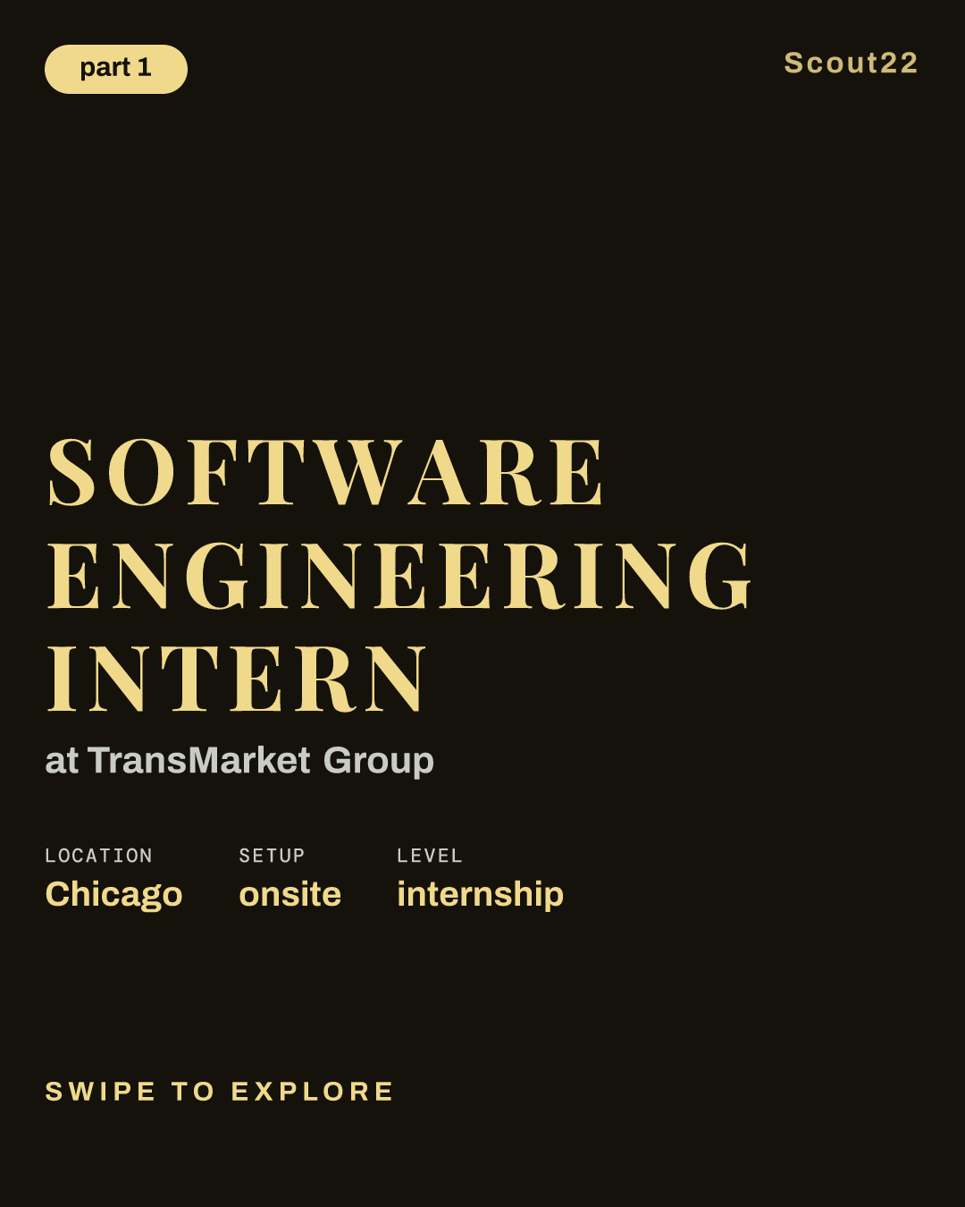Software Engineering Intern at TransMarket Group