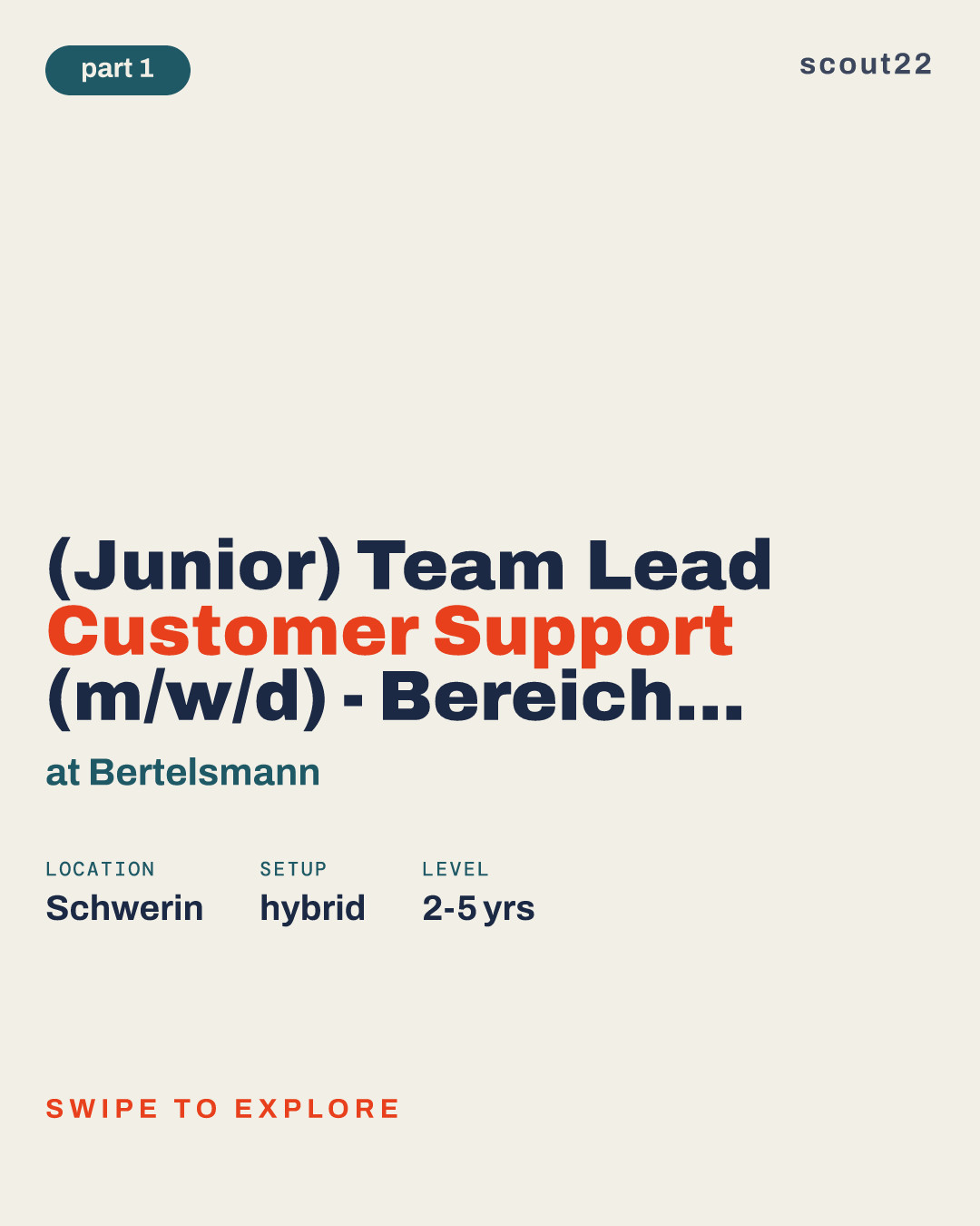 (Junior) Team Lead Customer Support (m/w/d) - Bereich E-Learning im Gesundheitswesen at Bertelsmann