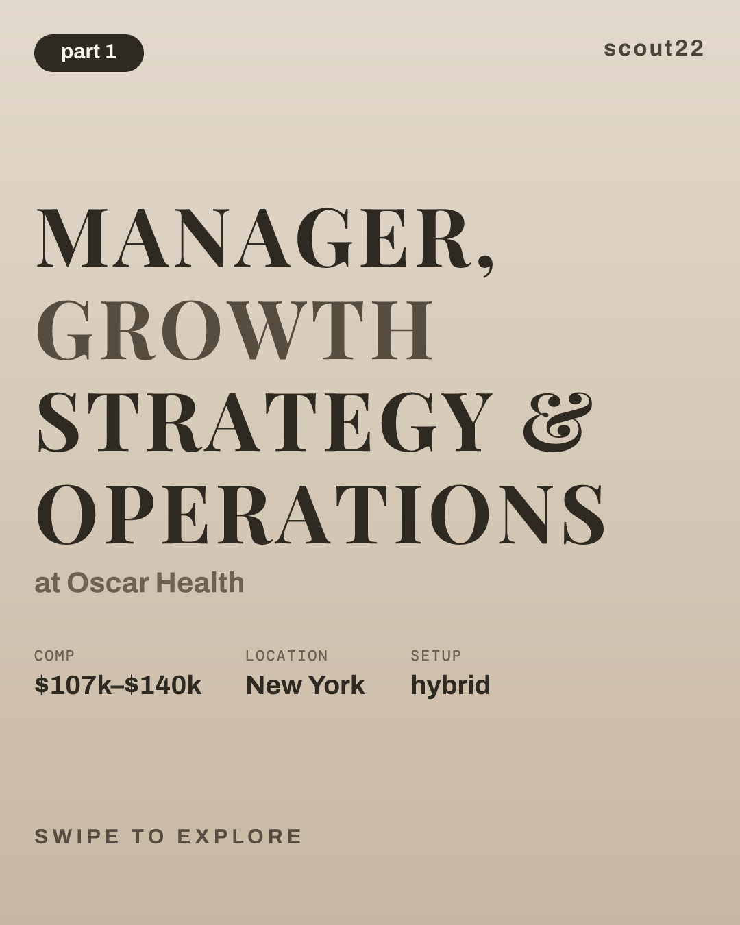 Manager, Growth Strategy & Operations at Oscar Health