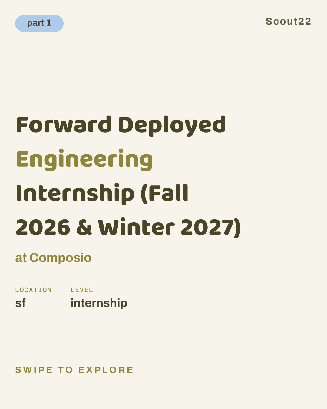 Forward Deployed Engineering Internship (Fall 2026 & Winter 2027) at Composio