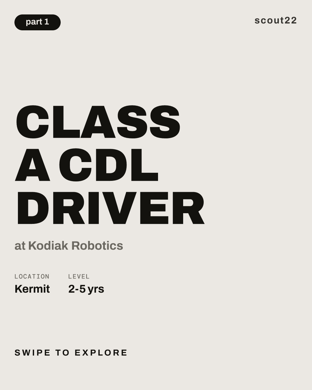 Class A CDL Driver at Kodiak Robotics