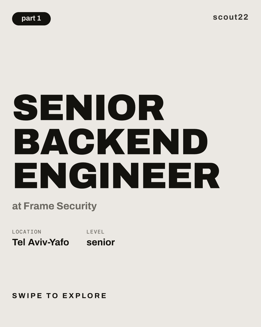 Senior Backend Engineer at Frame Security
