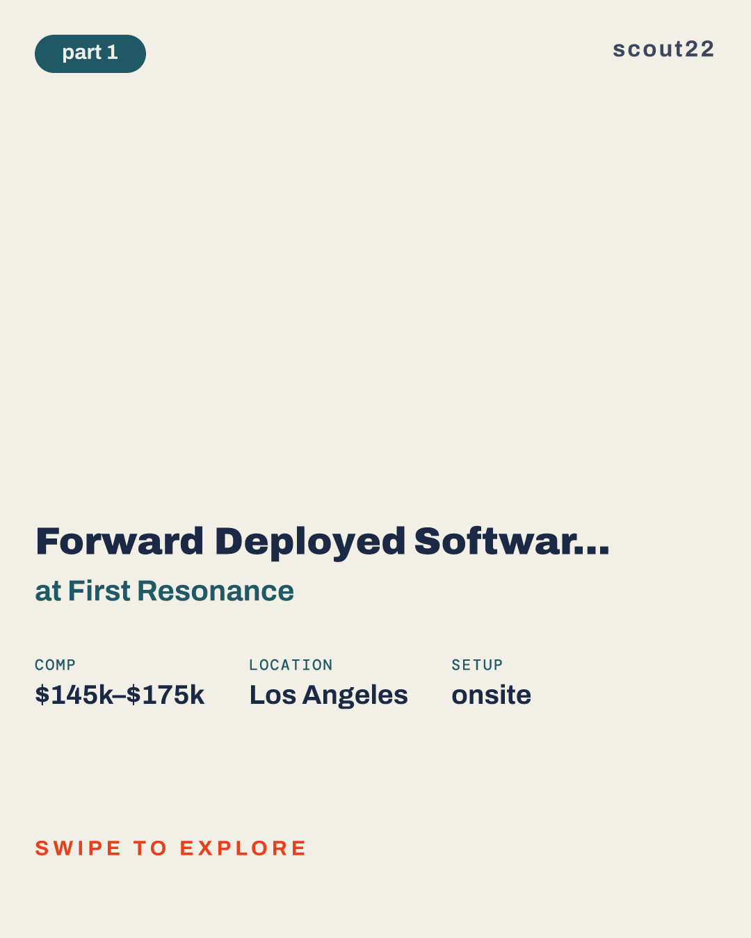 Forward Deployed Software Engineer (Los Angeles) at First Resonance