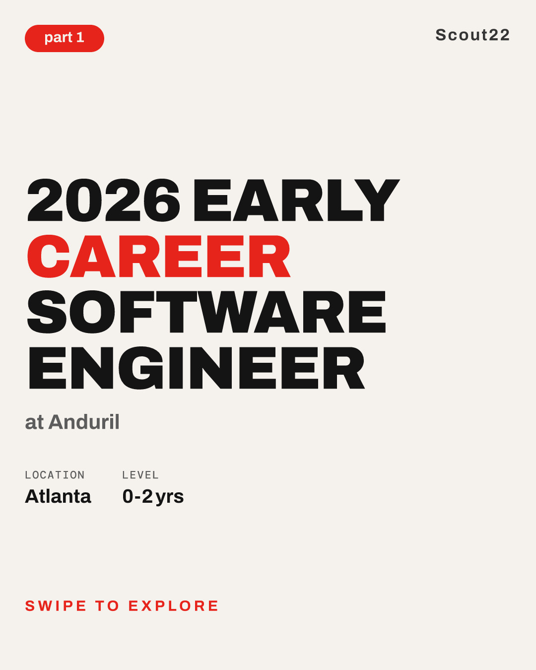 2026 Early Career Software Engineer at Anduril