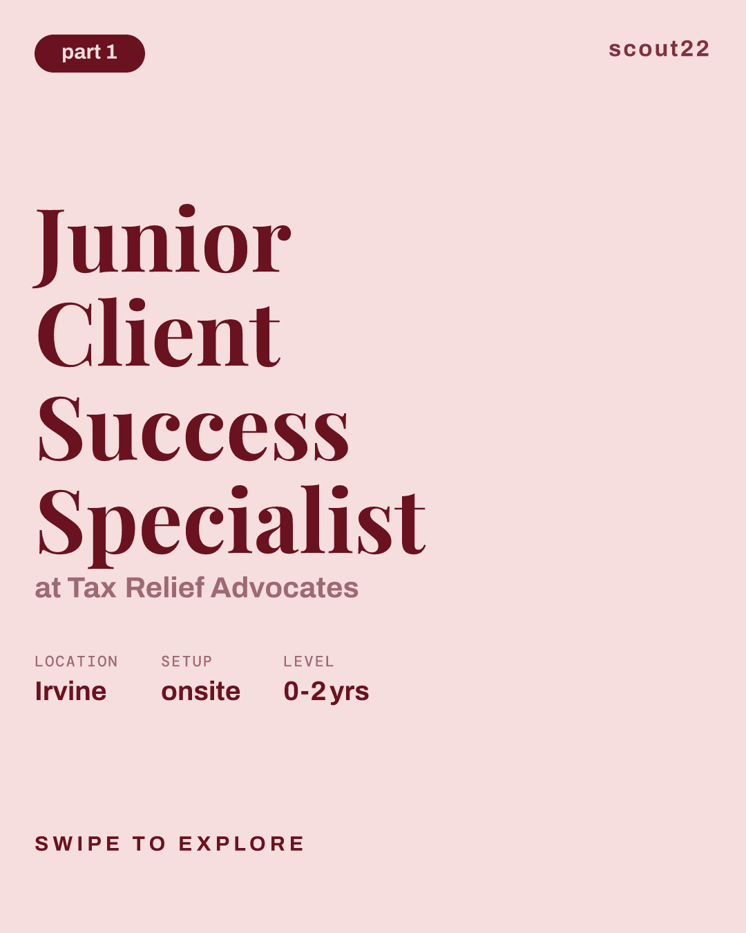 Junior Client Success Specialist at Tax Relief Advocates