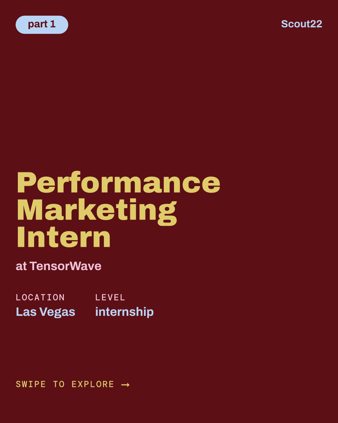 Performance Marketing Intern at TensorWave