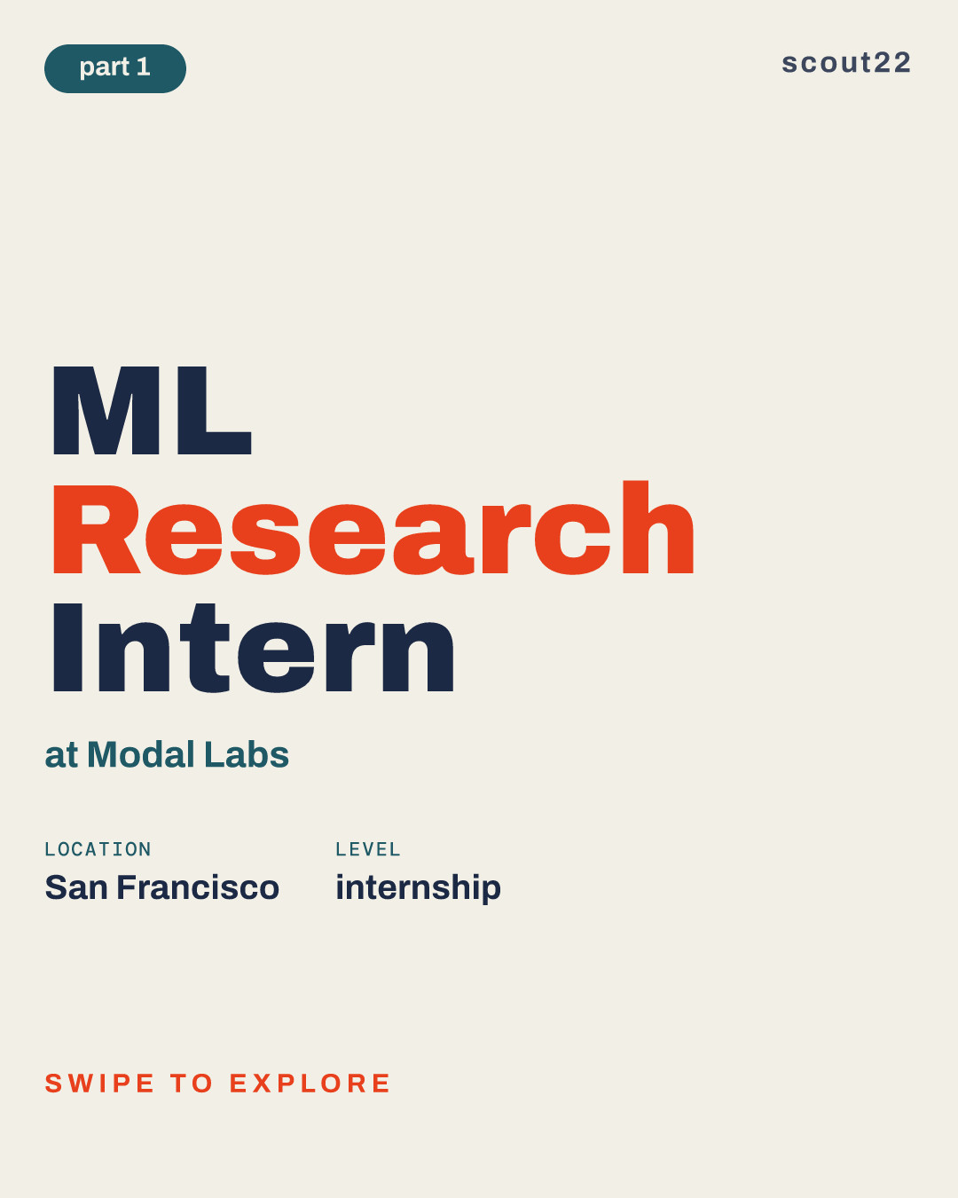 ML Research Intern at Modal Labs